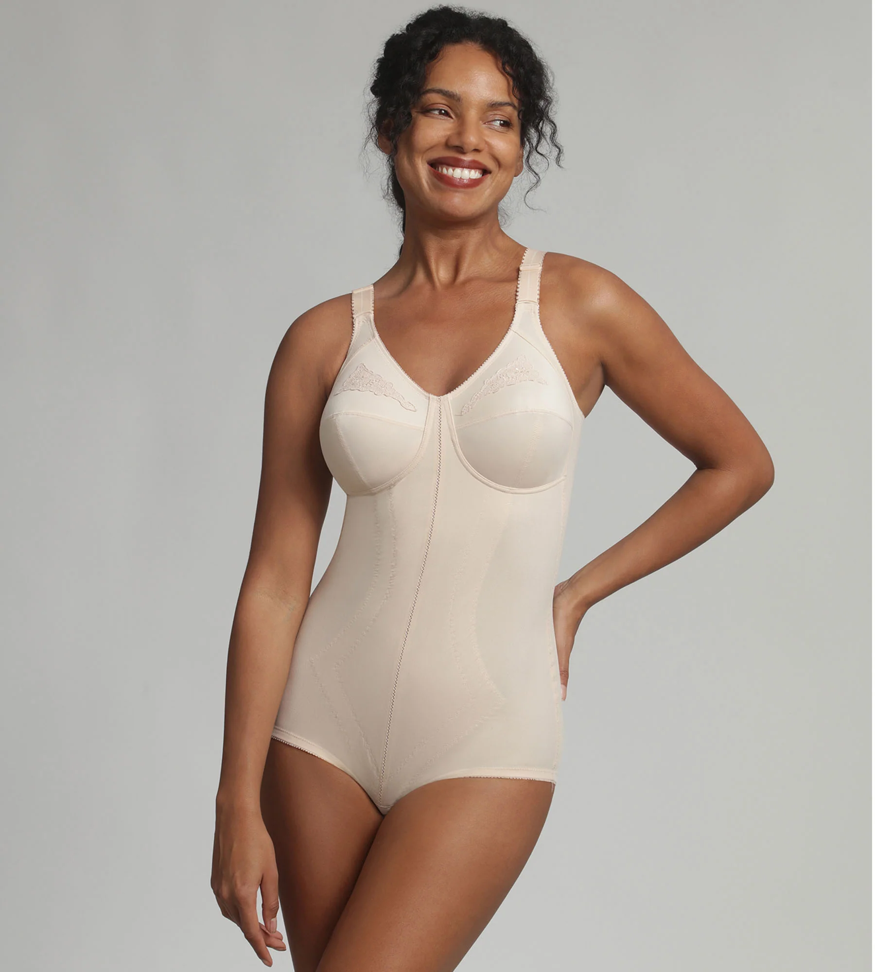 Body modellante beige Regina di Quadri