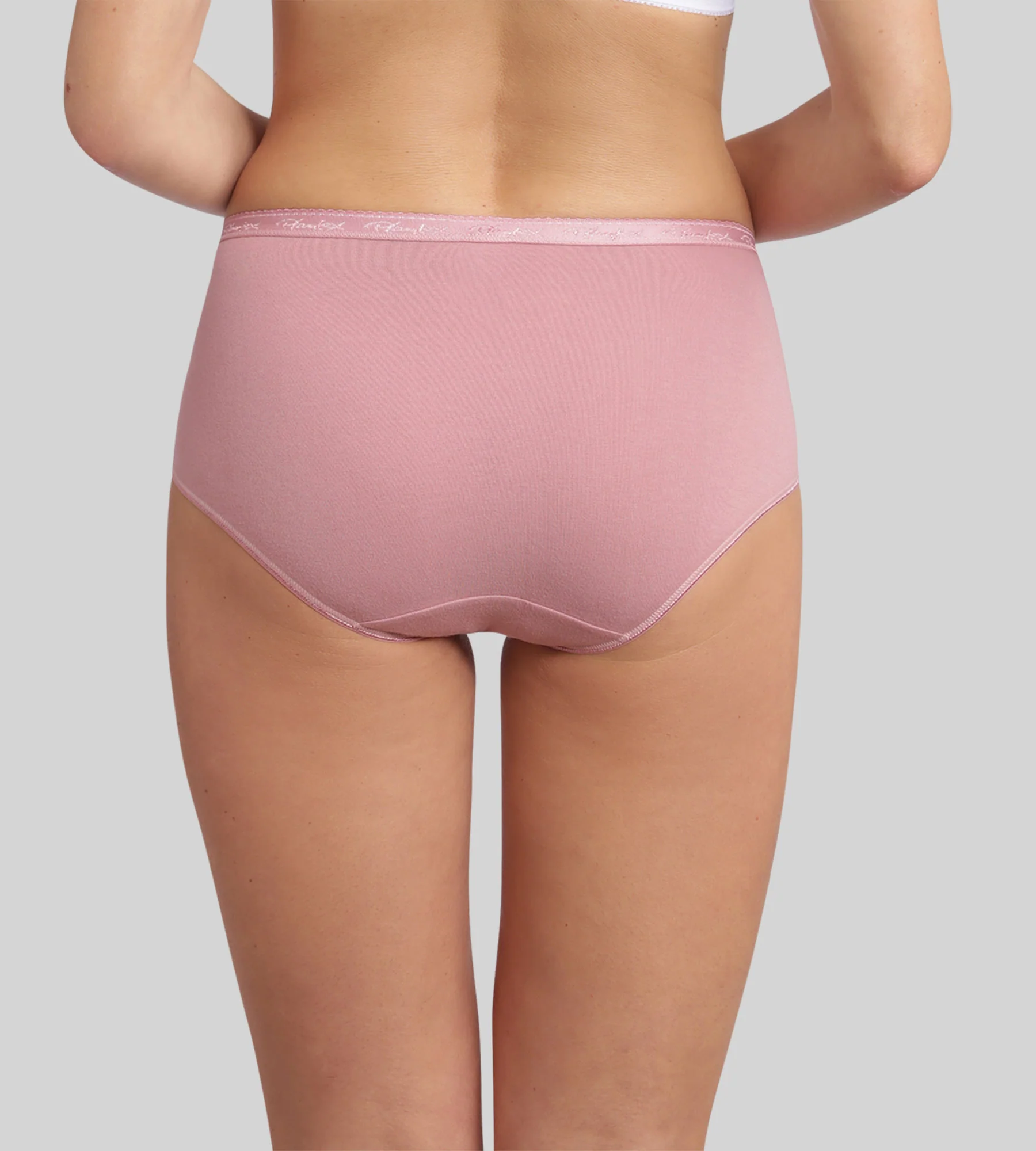 Pacco di 3 slip blu, stampa azzurro, rosa orchidea Cotone Bio - Image 2