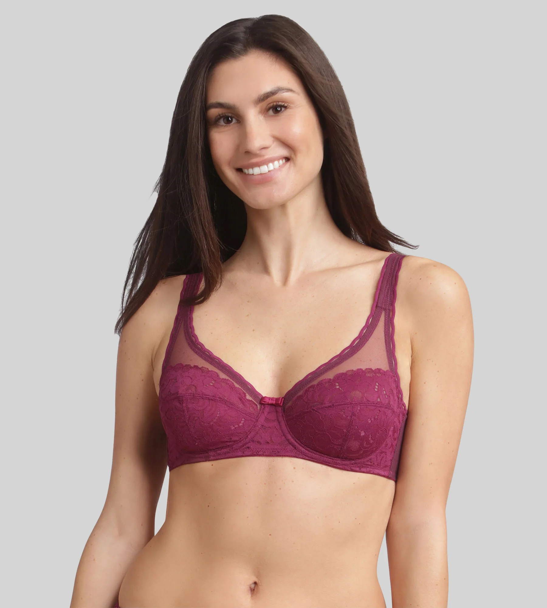 Reggiseno con ferretto viola imperiale Criss Cross Femminile Riciclato