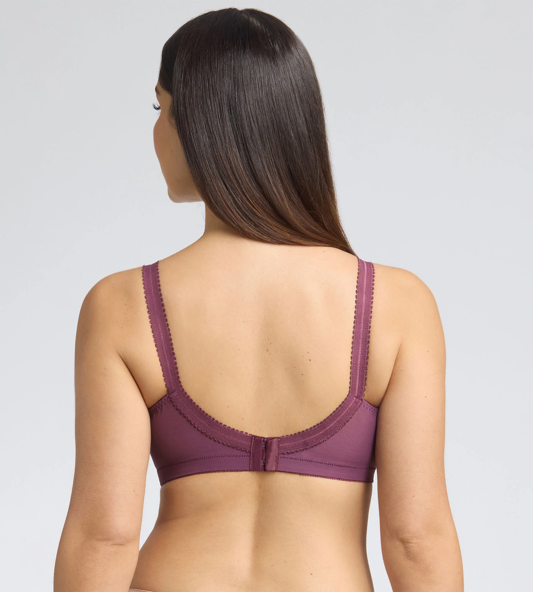 Reggiseno senza ferretto viola Criss Cross 556 - Image 2