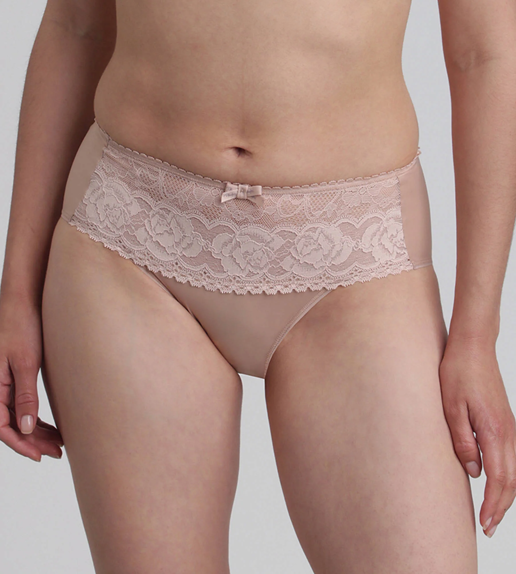 Slip beige Flowery Lace Riciclato