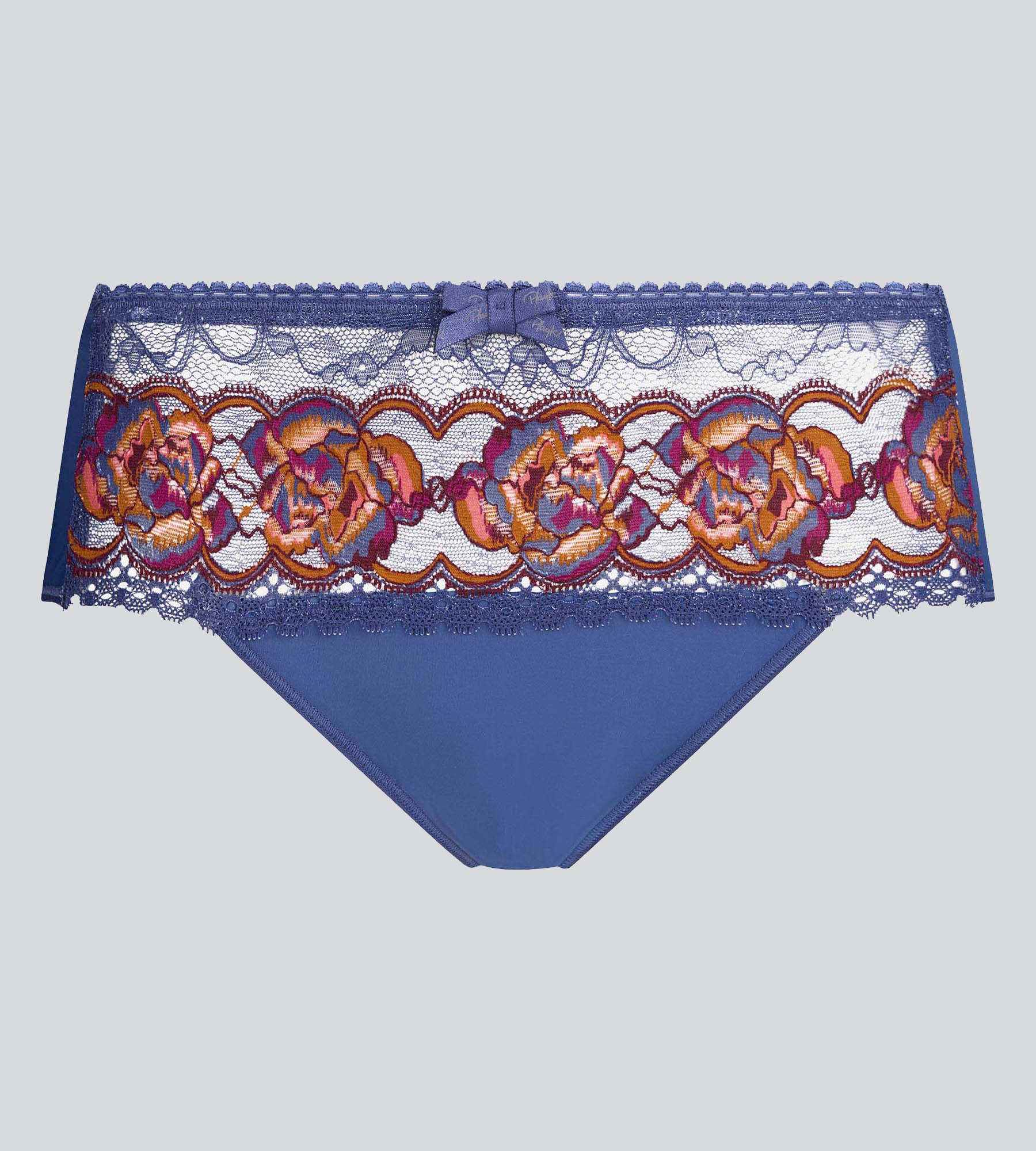 Slip blu e rosso Flowery Lace Riciclato - Image 5
