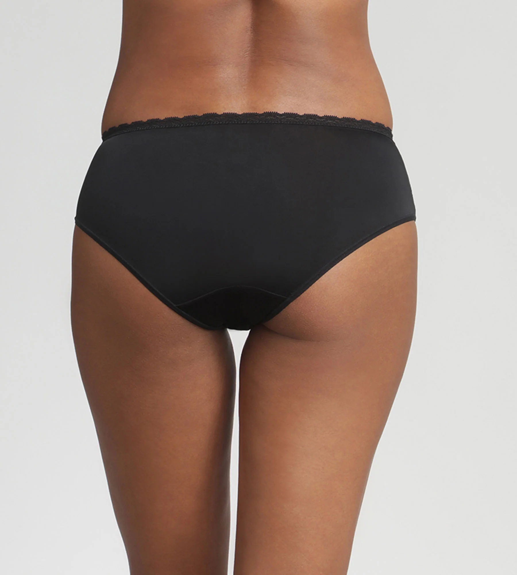 Slip midi in pizzo nero Ideal Posture - Image 2